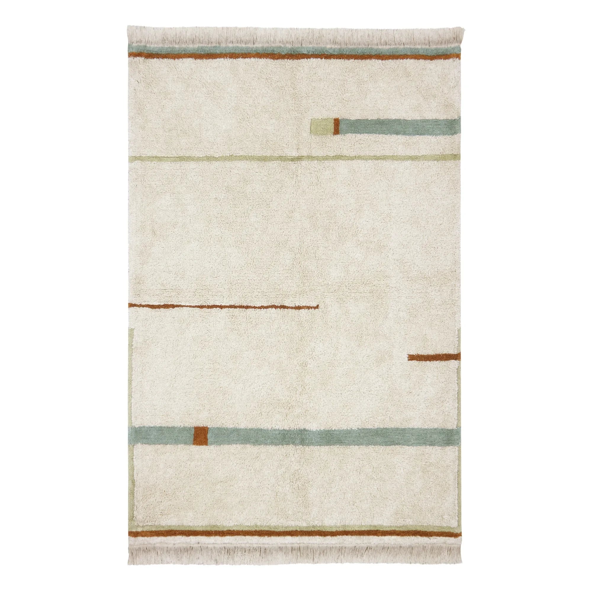 Lorena Canals - Alfombra Lanes | Gris azulado
