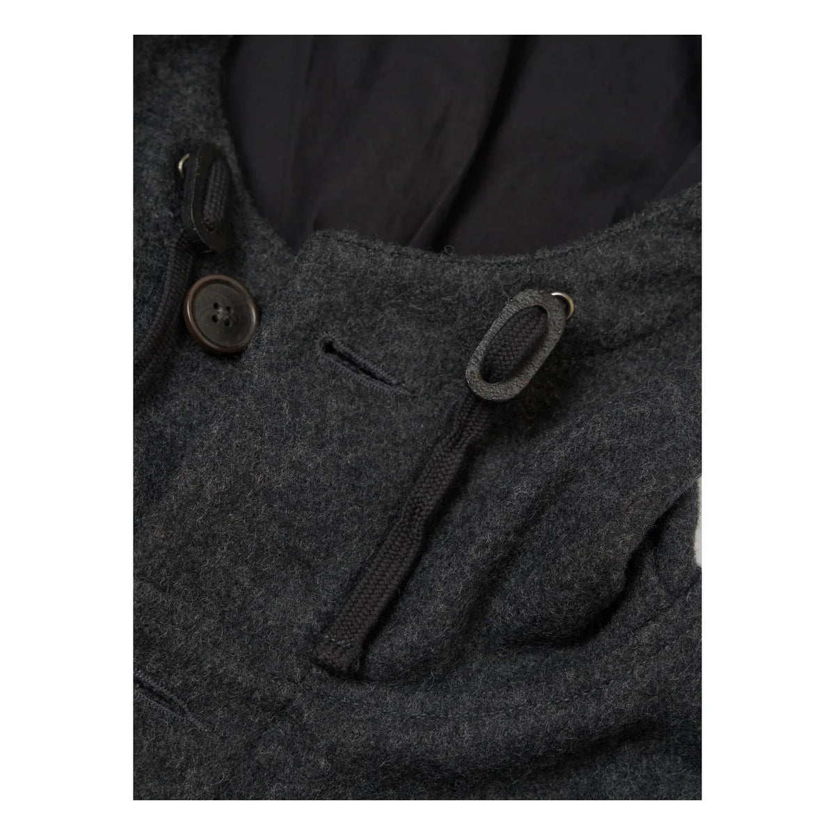 Universal Works - Boston Yün Parka | Koyu gri