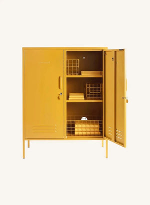 Mustard Made - Unidad de Almacenamiento Midi Metal | Amarillo claro