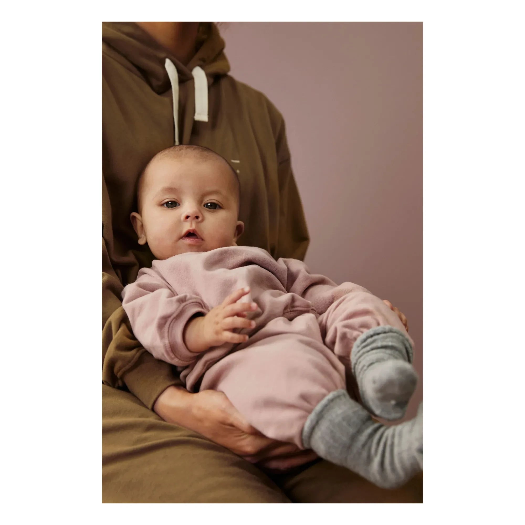 Gray Label - Pantalón Jogger Mini de Algodón Orgánico | Ciruela