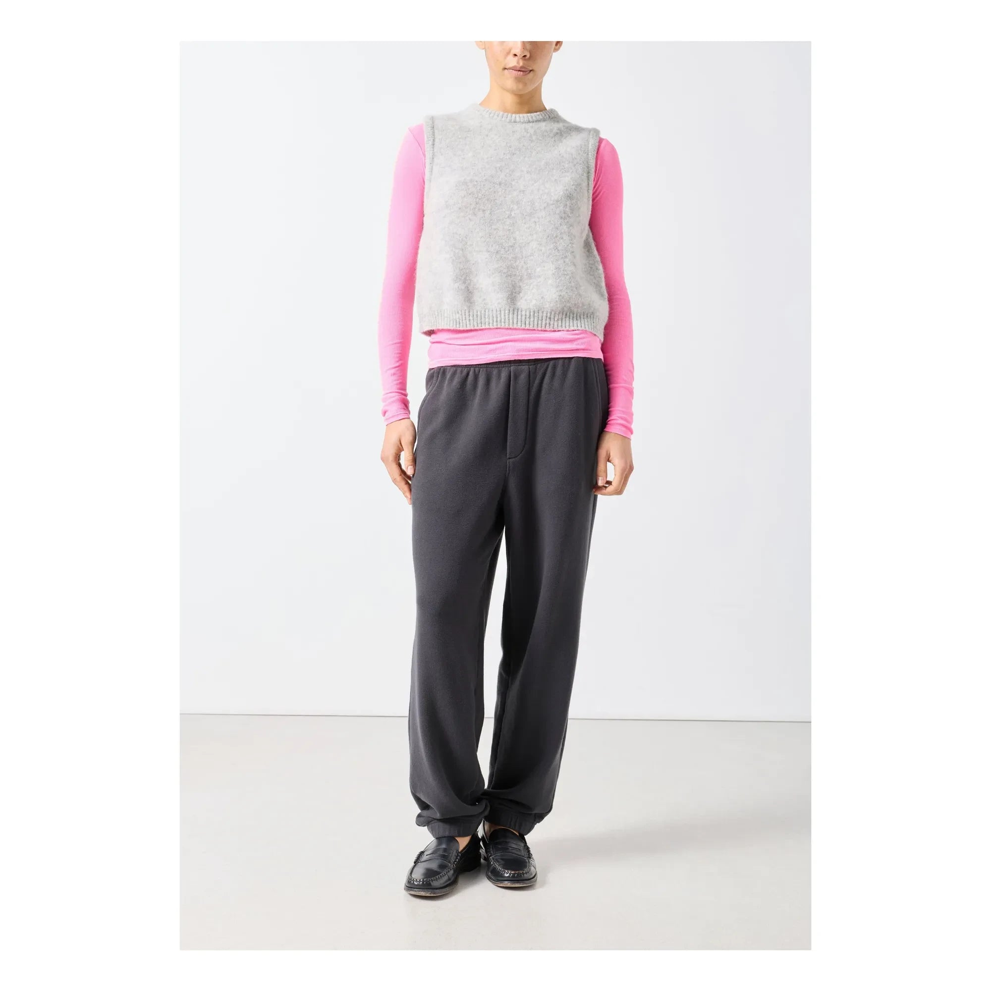 American Vintage - Vitow Jersey de punto sin mangas de lana | Gris claro