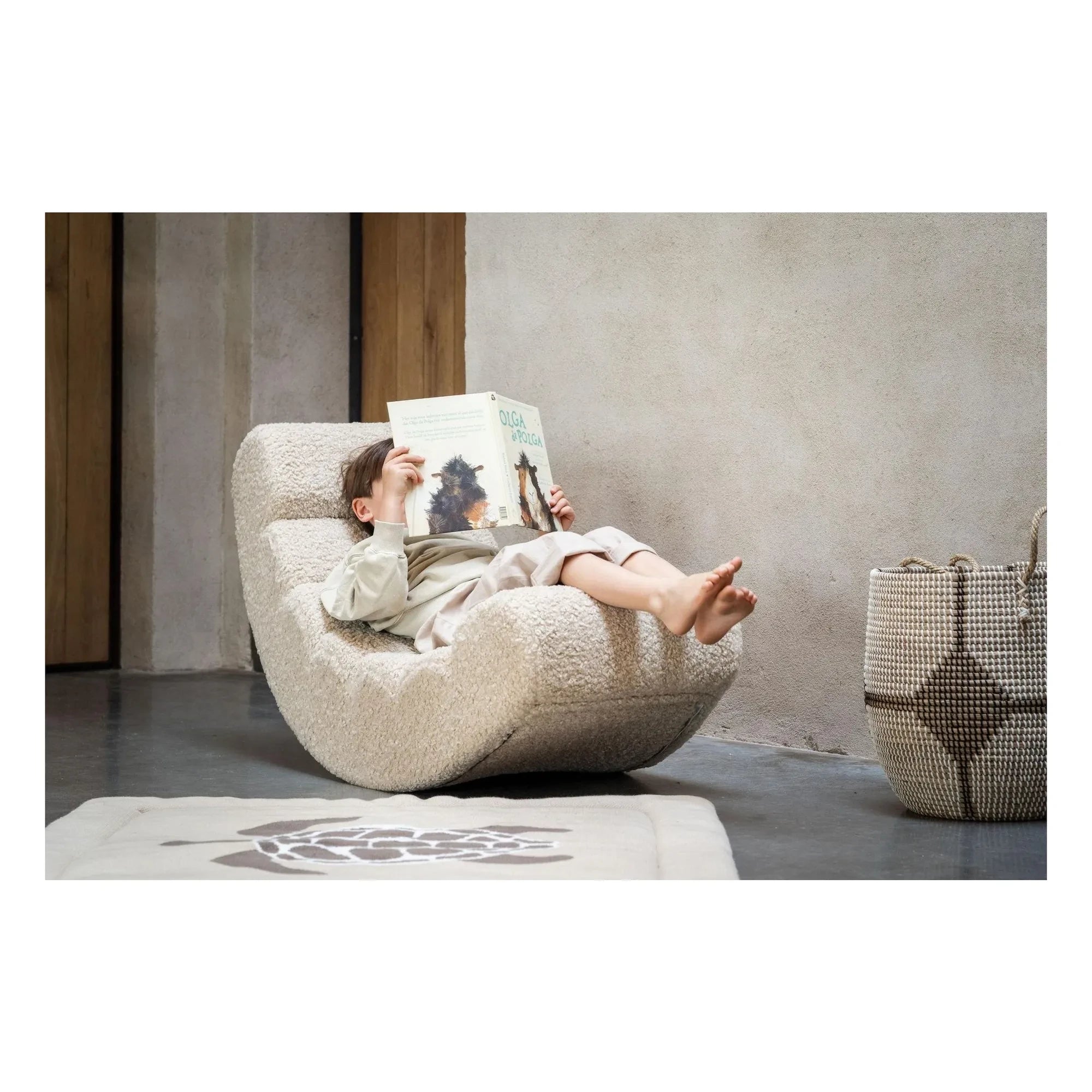 Quax - Sillón infantil con forma de plátano | Beige