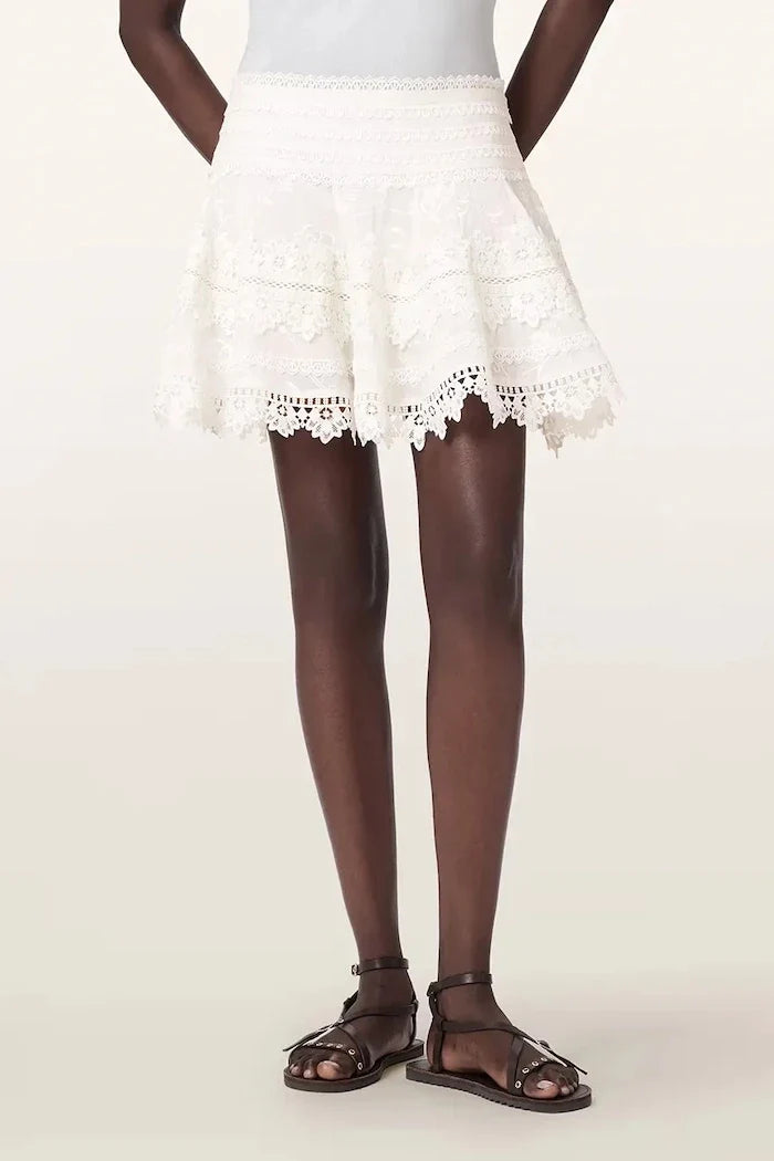 AllSaints Falda de algodón LILLITH