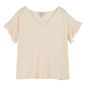 Emile et Ida - Camiseta Babio de Algodón Orgánico | Crema
