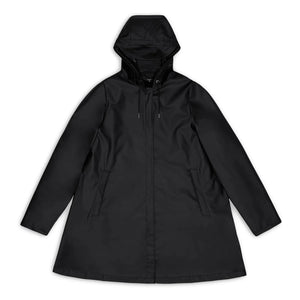 Rains - Chaqueta A-line W3 | Negro