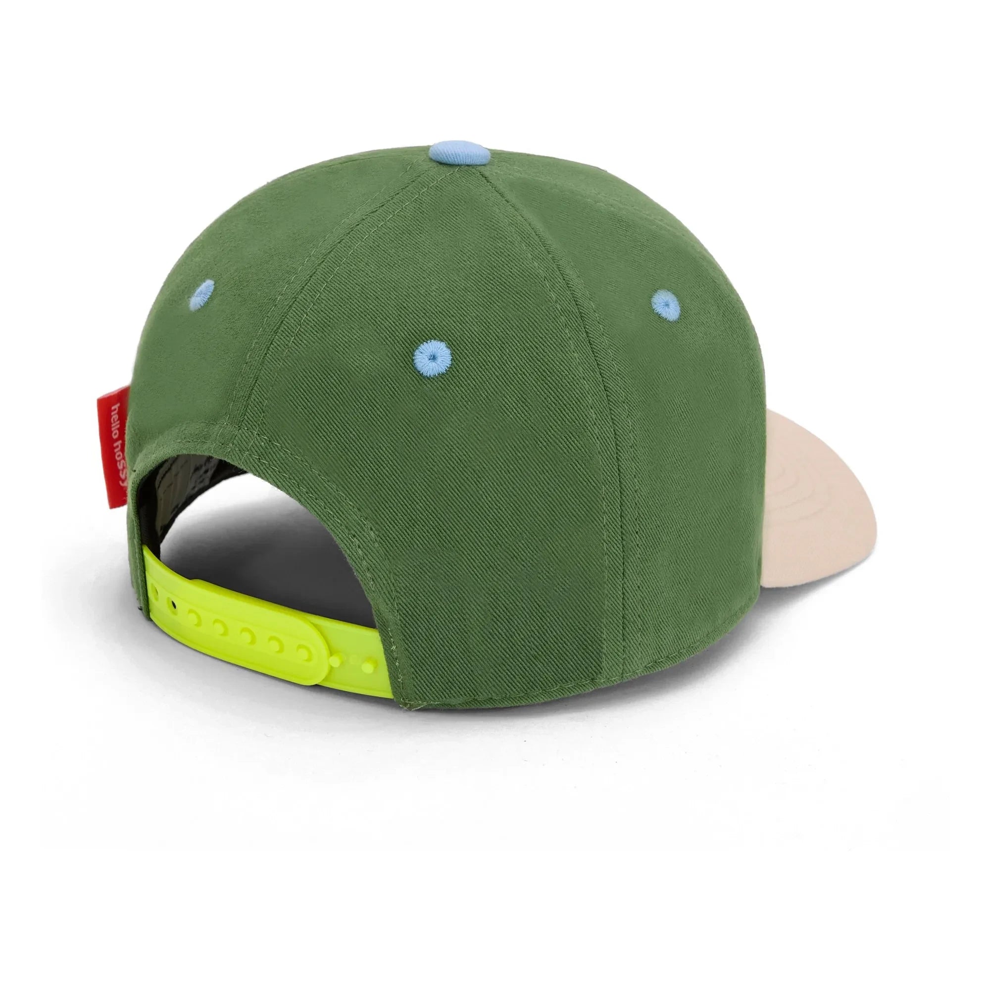 Hello Hossy - Gorra con visera curvada pequeña de algodón orgánico | Verde