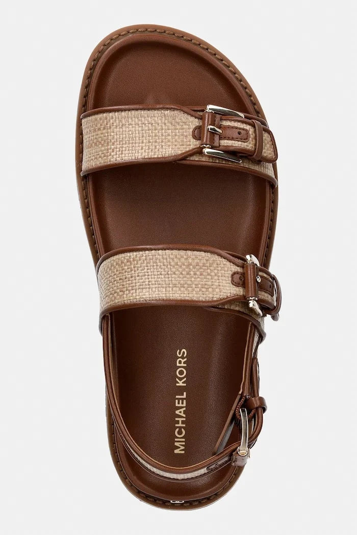 MICHAEL Michael Kors Nia Flat Sandal Sandalia Plana para Mujer