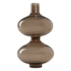 Objetos Decorativos - Florero de borosilicato ahumado | Marrón