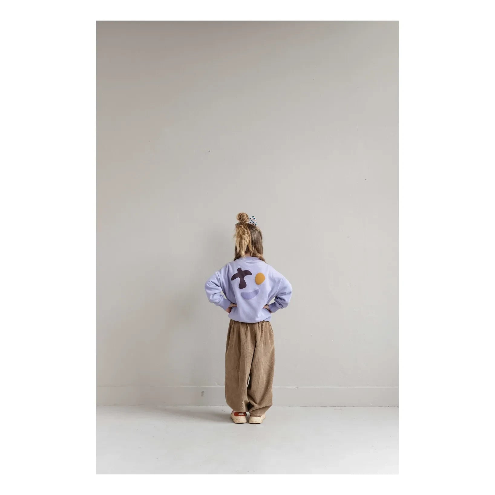 Jenest - Happy Bird organik pamuklu sweatshirt | Leylak