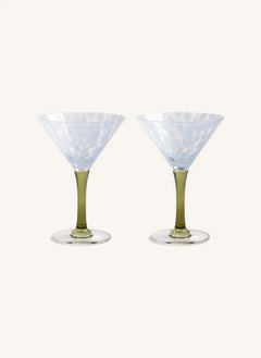 &Klevering - Rialto Kadehler - 2'li Set | Mavi