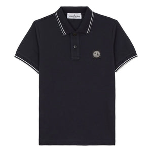 Stone Island - Polo de Logotipo Azul Marino