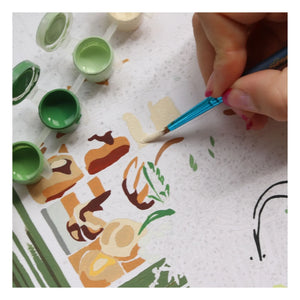 La Petite Épicerie - Numaralı Boyama Kiti - La Boulangerie