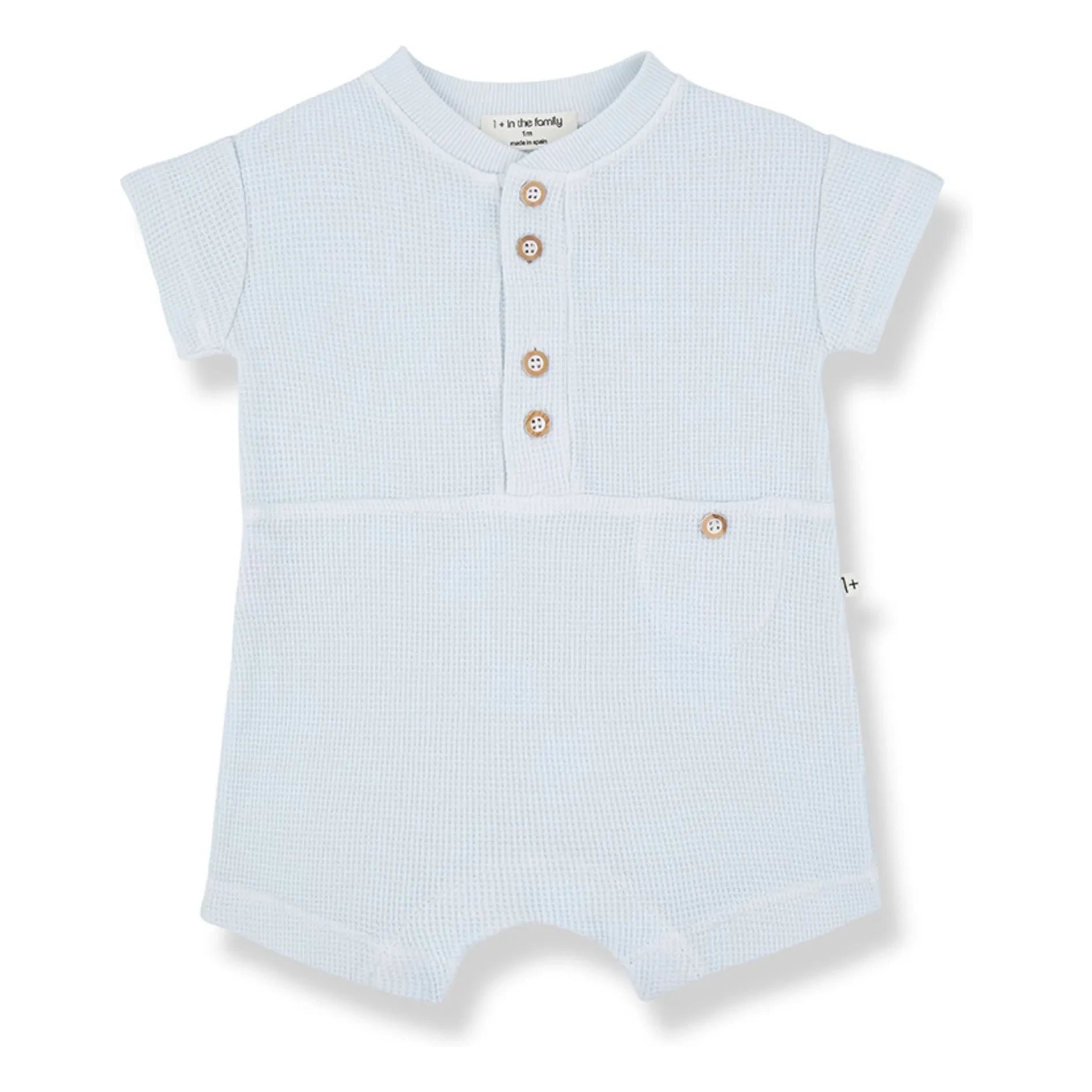 1+ in the family - Mono Volos Relieve | Azul claro