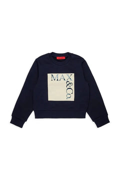 Sudadera de algodón para niños MAX&Co. MAXS3F SWEAT-SHIRT