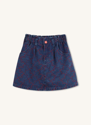 Kenzo - Falda denim con cintura elástica | Azul