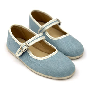 Hermosilla - Bailarina Hirondelle Denim | Azul denim
