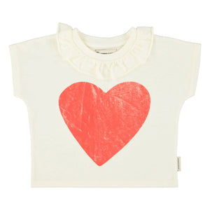 Piupiuchick - Camiseta Corazón | Crudo