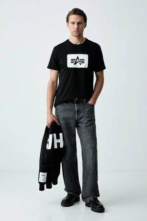 Alpha Industries Camiseta Algodón Hombre Washed Out