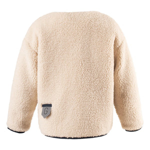 Gosoaky - Chaqueta sherpa de doble cara Leona dormida | Beige