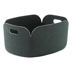 Muuto - Cesta de almacenamiento Restore | Verde oscuro