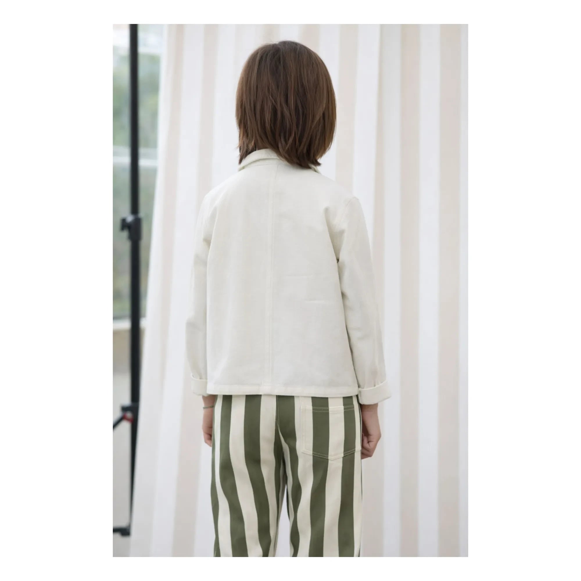 Lililotte - Chaqueta de algodón orgánico Vick | Marfil