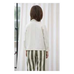 Lililotte - Chaqueta de algodón orgánico Vick | Marfil