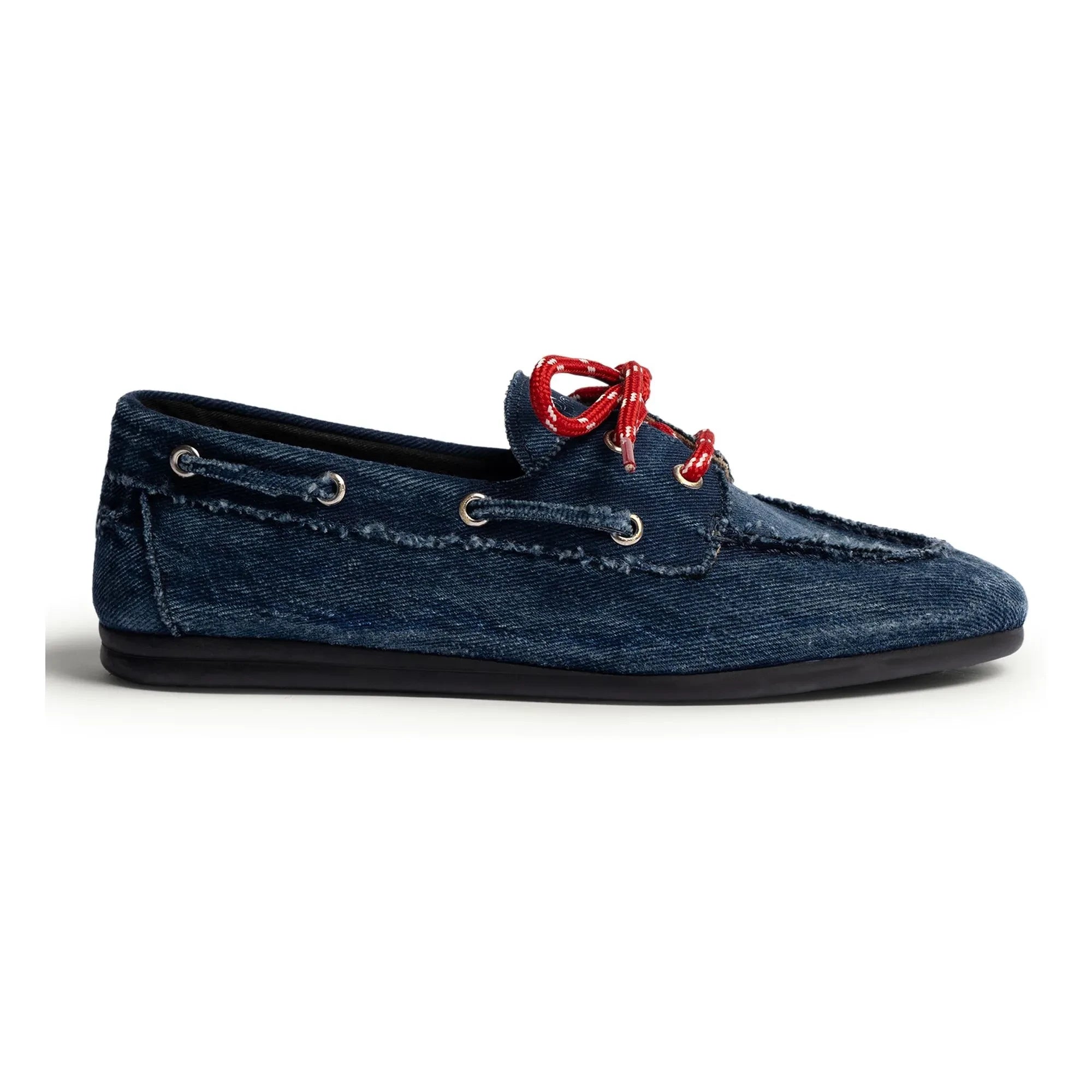 Posa - Zapatillas Náuticas de Mezclilla | Azul Marino