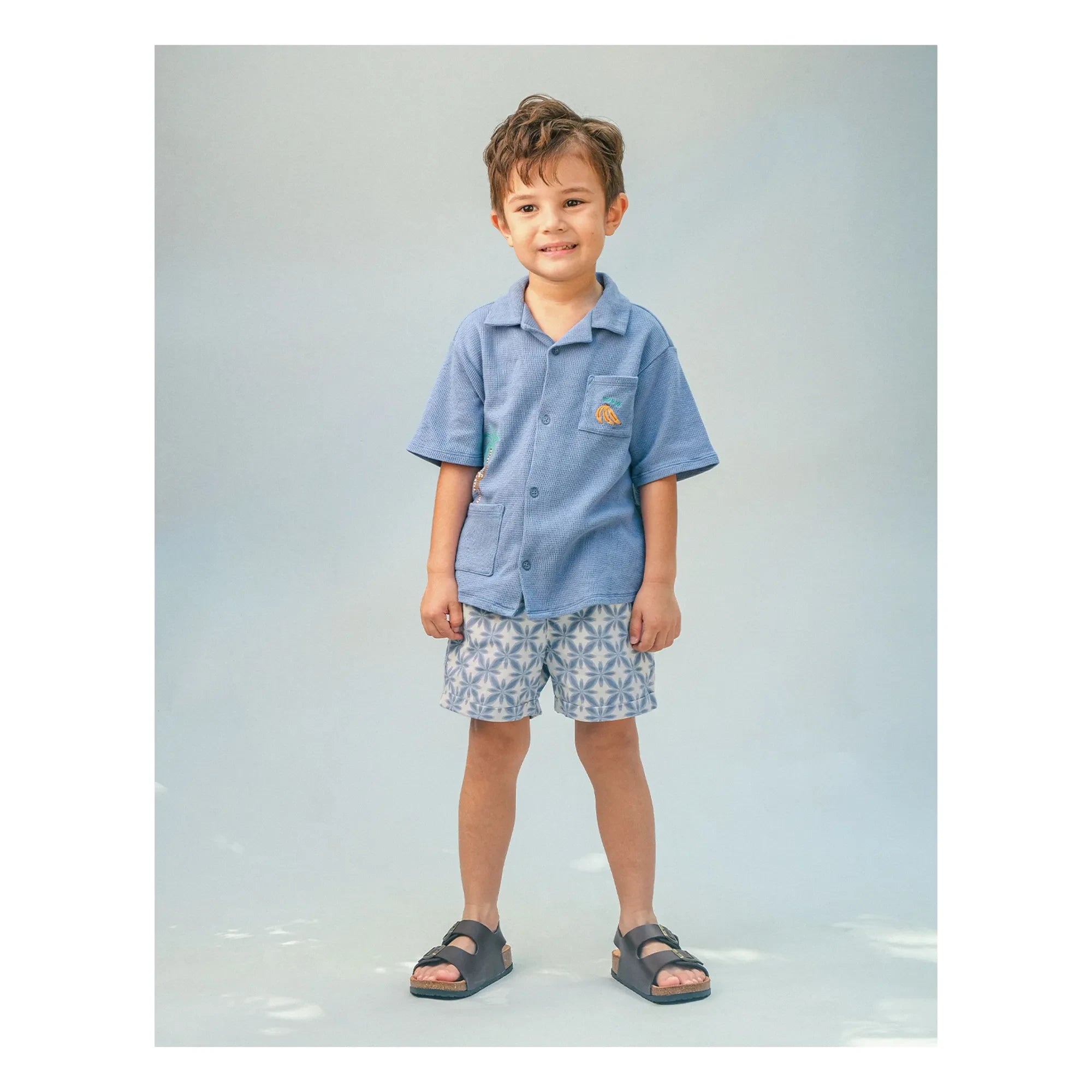 Gingersnaps - Shorts Pablo Twill | Azul