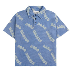Bobo Choses - Polo de algodón orgánico con logo | Azul