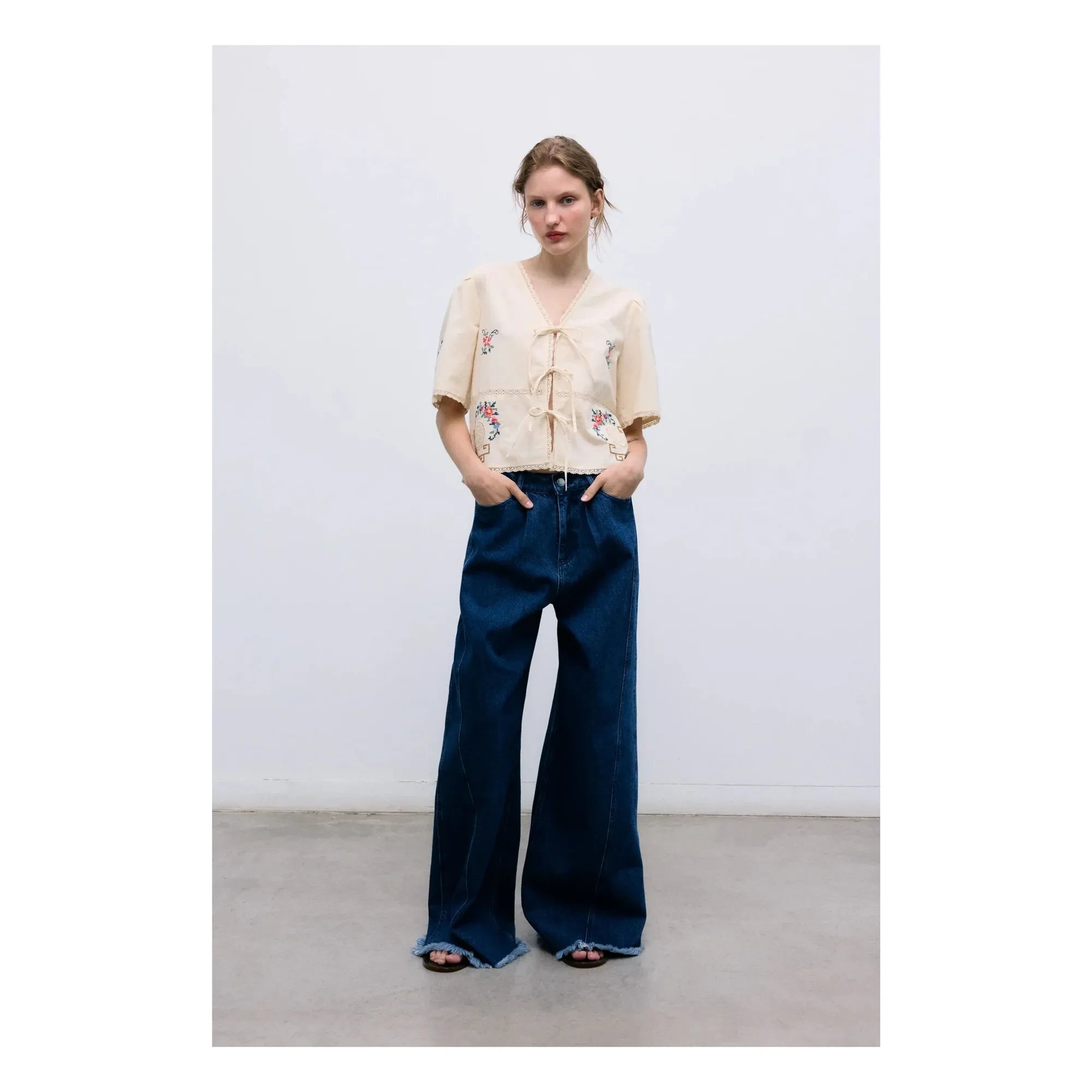the new society - Blusa Narcise Pamuk | Crudo