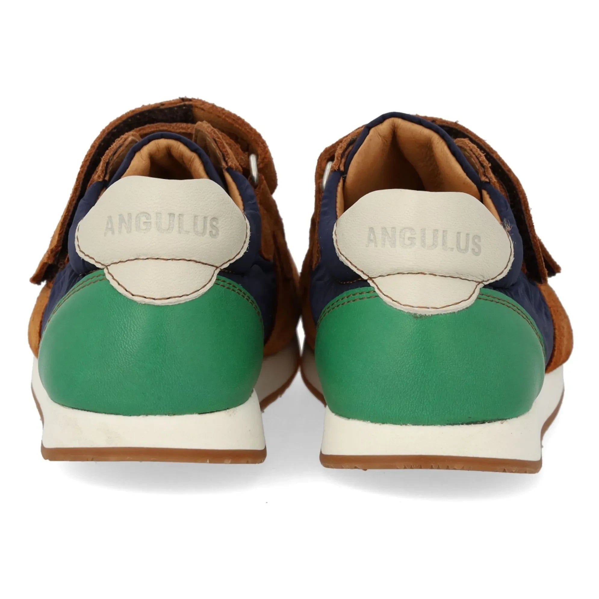 Angulus - Zapatillas de ante en bloques de color con doble raya | Camel