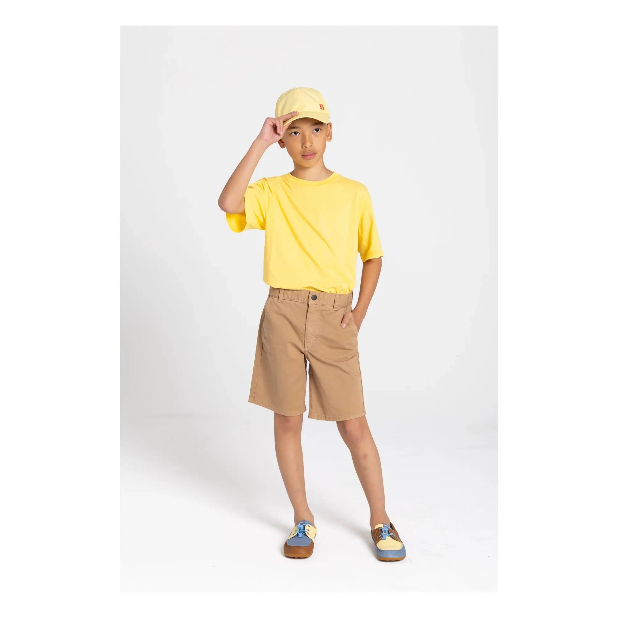 Smallable Kid - Camiseta Nils de algodón orgánico | Amarillo flúor