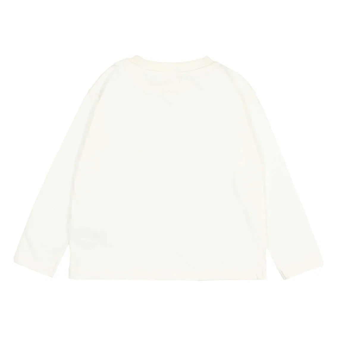 Búho - Camiseta de algodón orgánico con bolsillo | Blanco