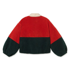 The Tiny Big Sister - Chaqueta Sherpa | Roja
