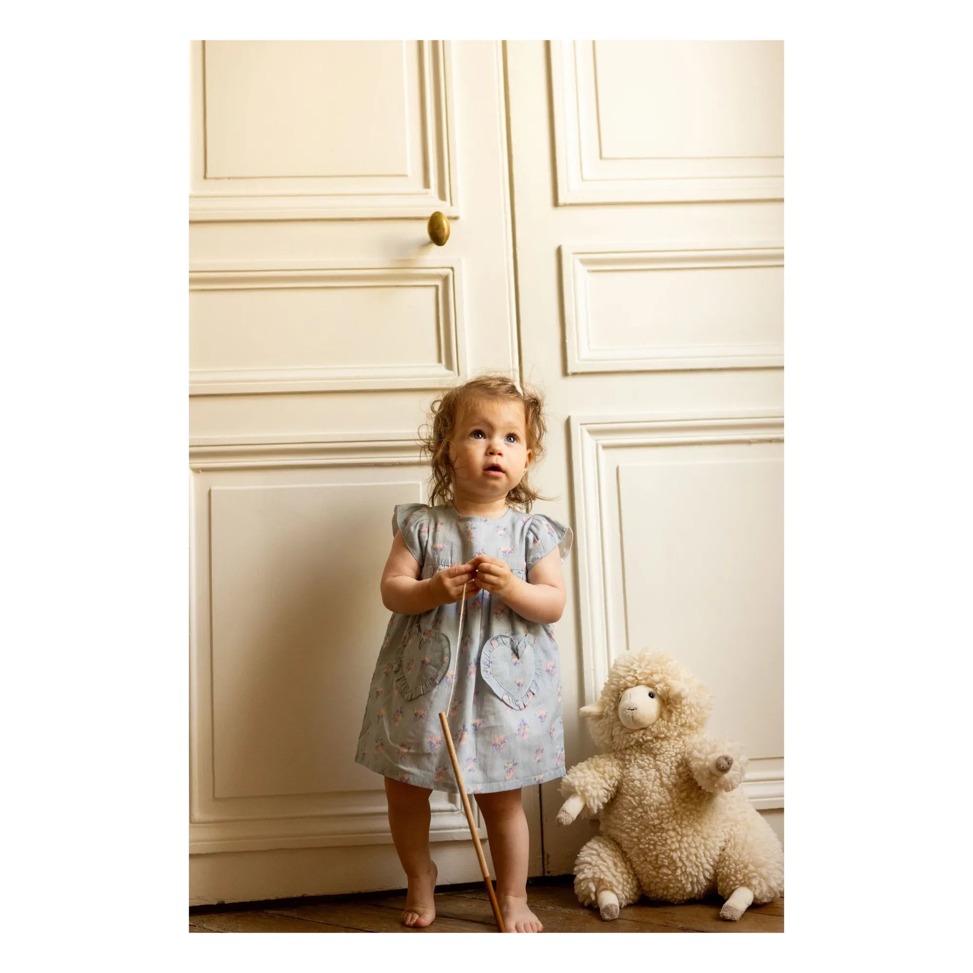Louis Louise - Vestido Ethie Bouquets | Azul pálido