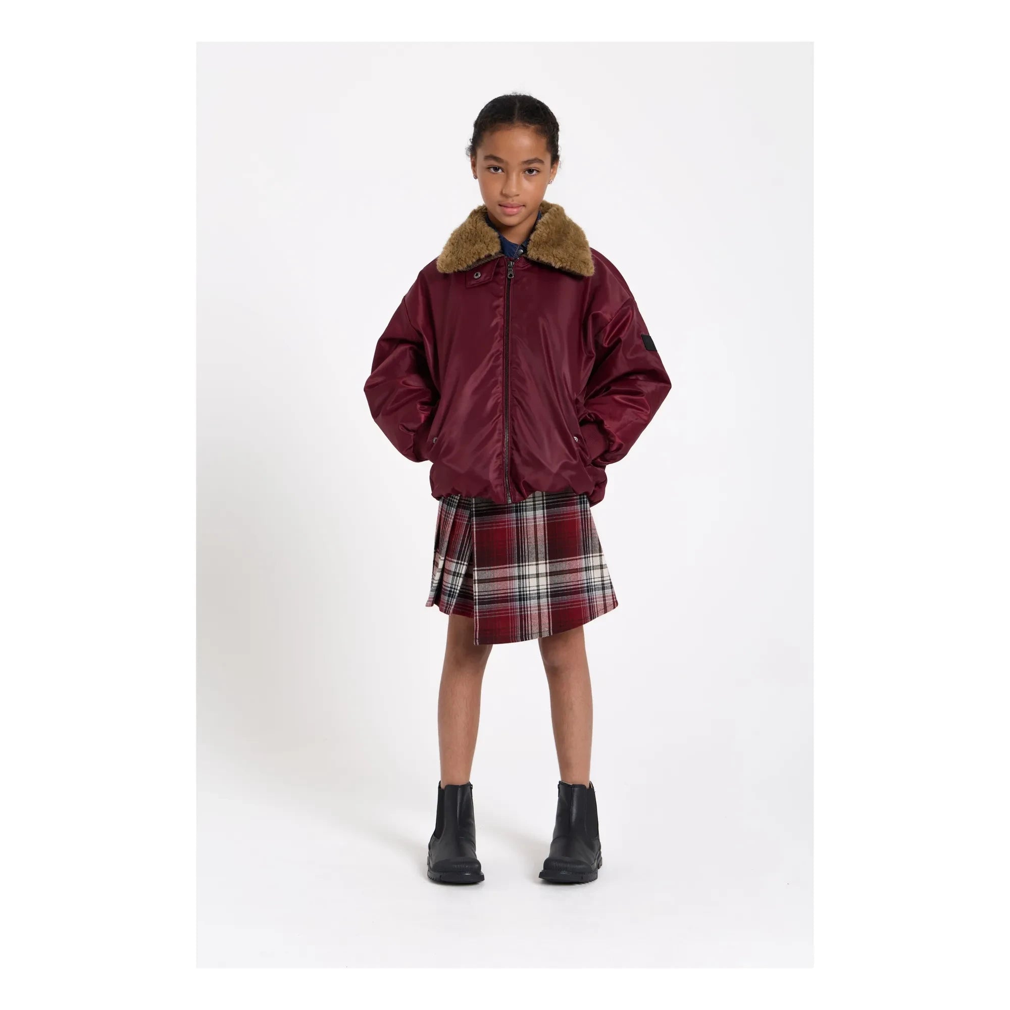Pan comido - Chaqueta bomber Aria | Berenjena
