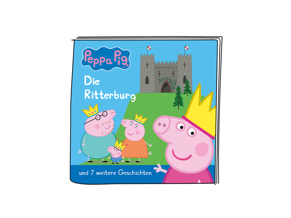 Tonies - Castillo del Caballero en Alemán y 7 Cuentos Más - Peppa Pig