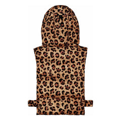 Fudoon - Exclusivo Fudoon X Smallable - Chaqueta acolchada con capucha y estampado de leopardo de doble cara | Marrón
