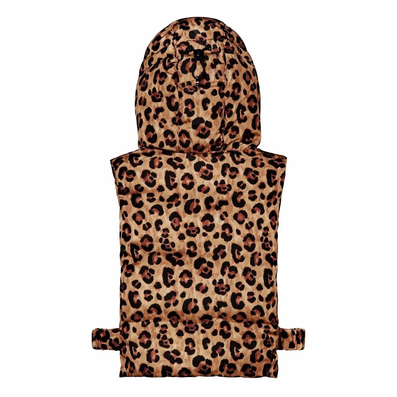 Fudoon - Exclusivo Fudoon X Smallable - Chaqueta acolchada con capucha y estampado de leopardo de doble cara | Marrón
