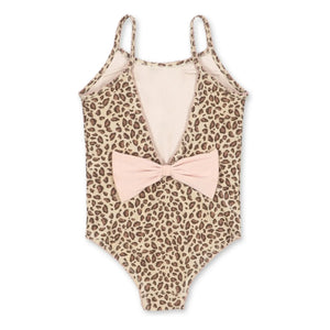 Konges Sløjd - Traje de baño de leopardo para gatos de fibras recicladas | Beige