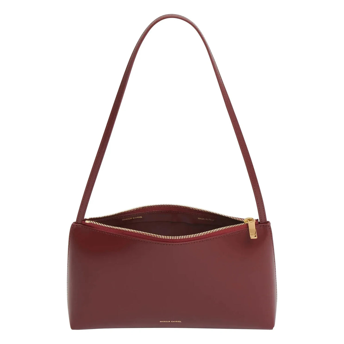 Mansur Gavriel - Bolso de mano Gaia de piel | Burdeos