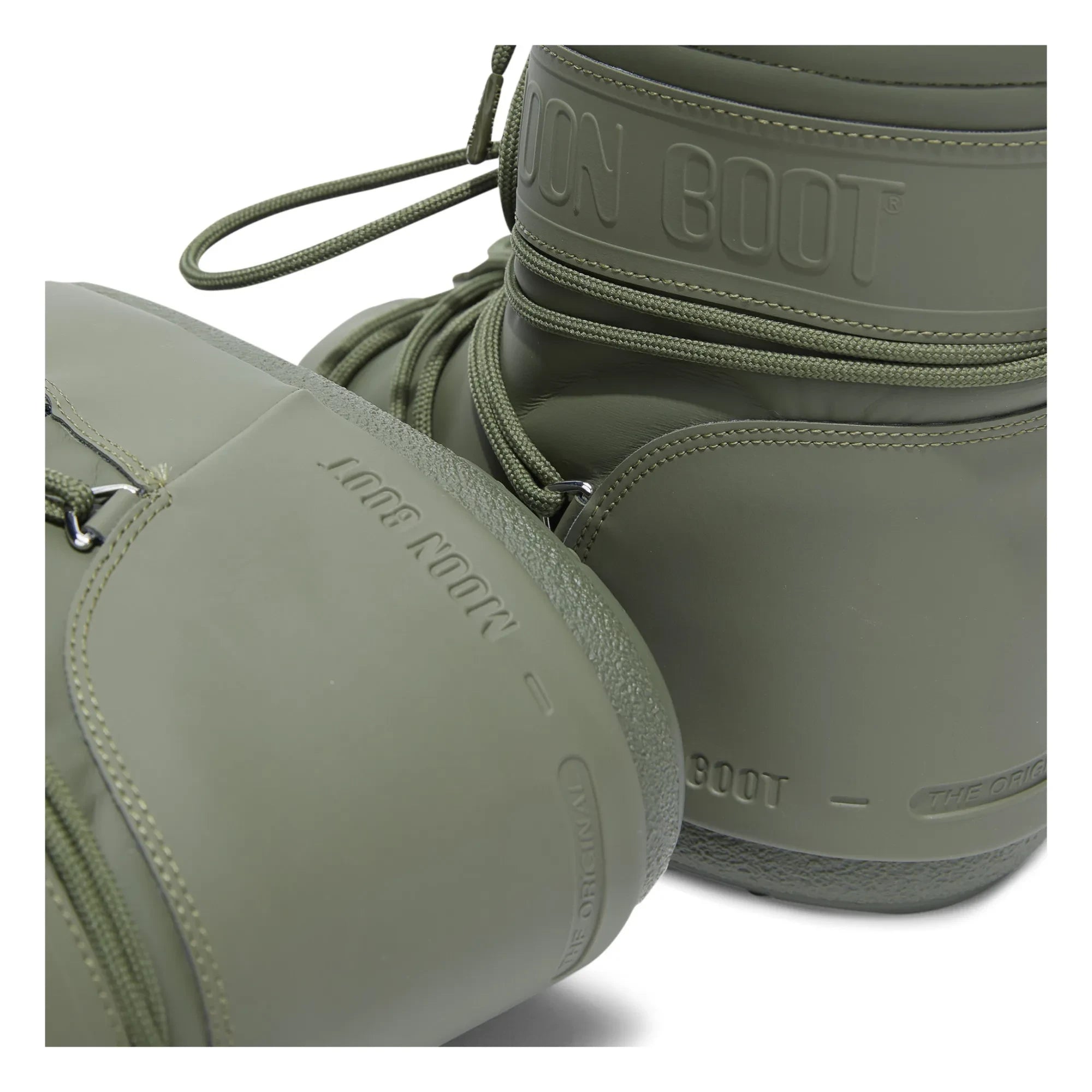 Moon Boot - Botas Moon Boot Icono de Goma Bajas | Caqui