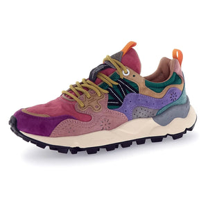 Flower Mountain - Yamano 3 Süet ve Naylon Sneakers | Pembe