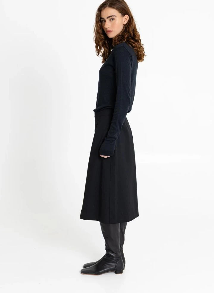 Smallable Woman - Falda de Lana Margot | Negro