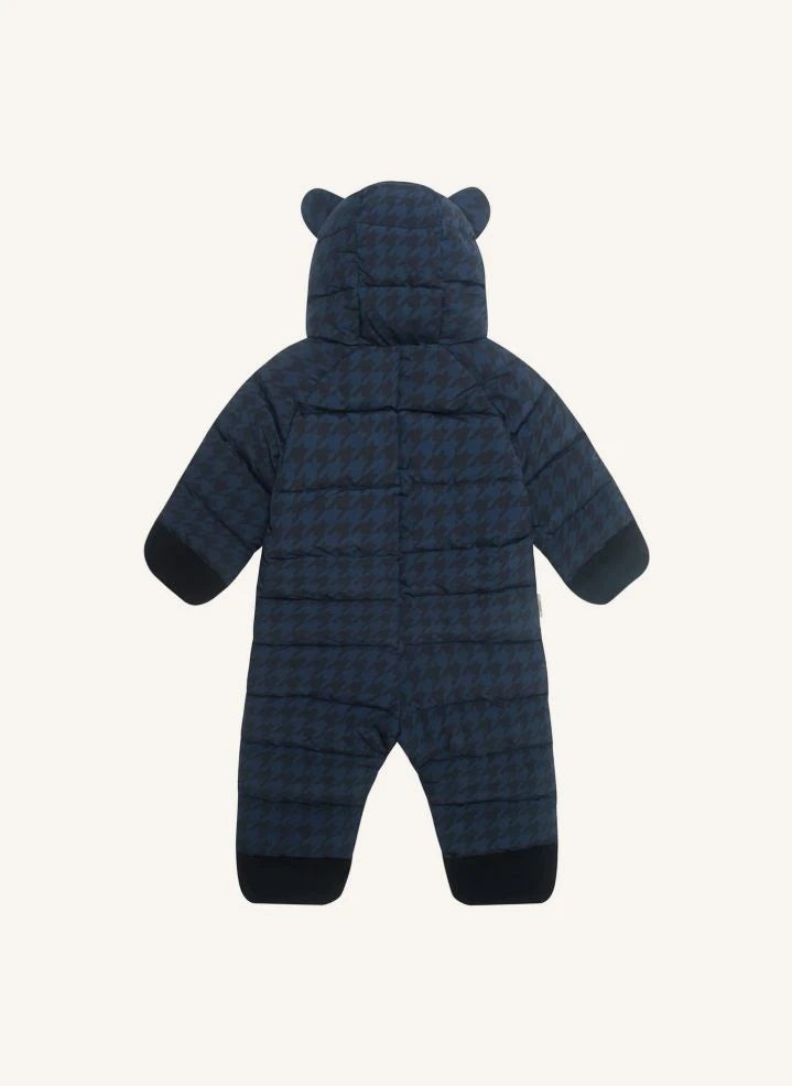Töastie - Chaqueta Cloud Houndstooth impermeable hecha de fibras recicladas | Azul