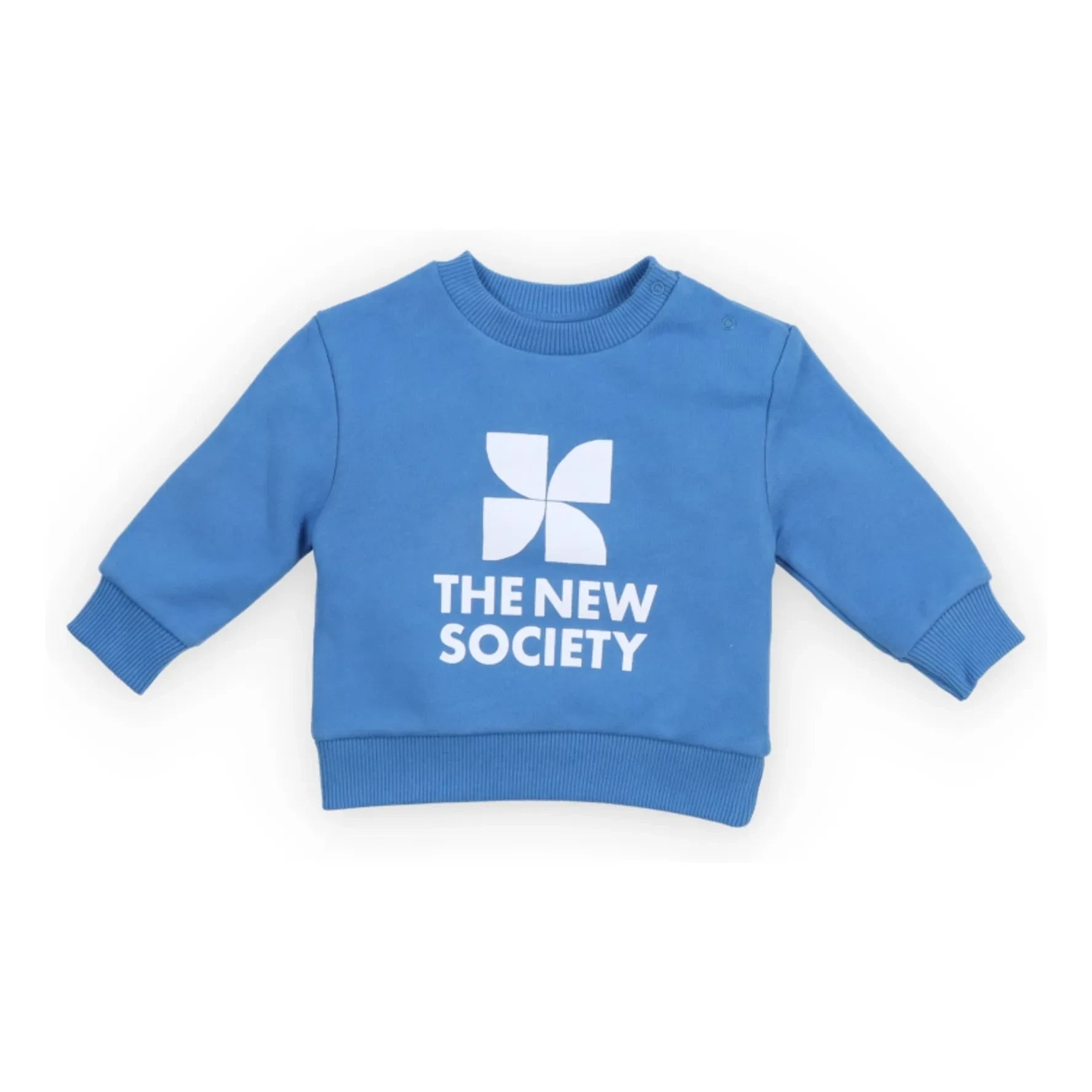 the new society - TNS Logo sweatshirt | Azul celeste