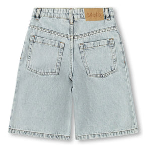 Molo - Bermudas de mezclilla de algodón orgánico Art | Azul claro