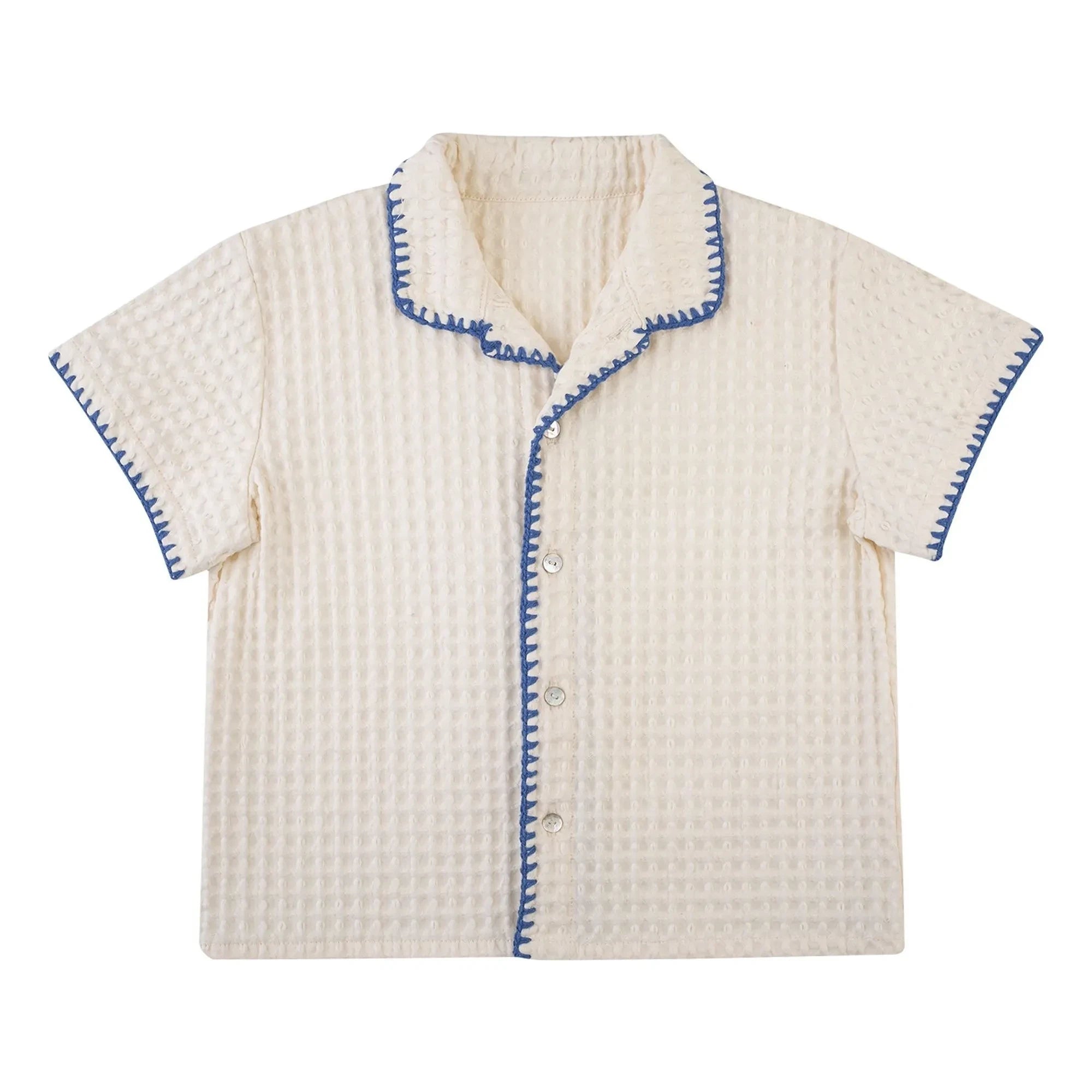 THE LiTTLE POETS - Camisa bordada Alvaro Gauffrée | Crudo