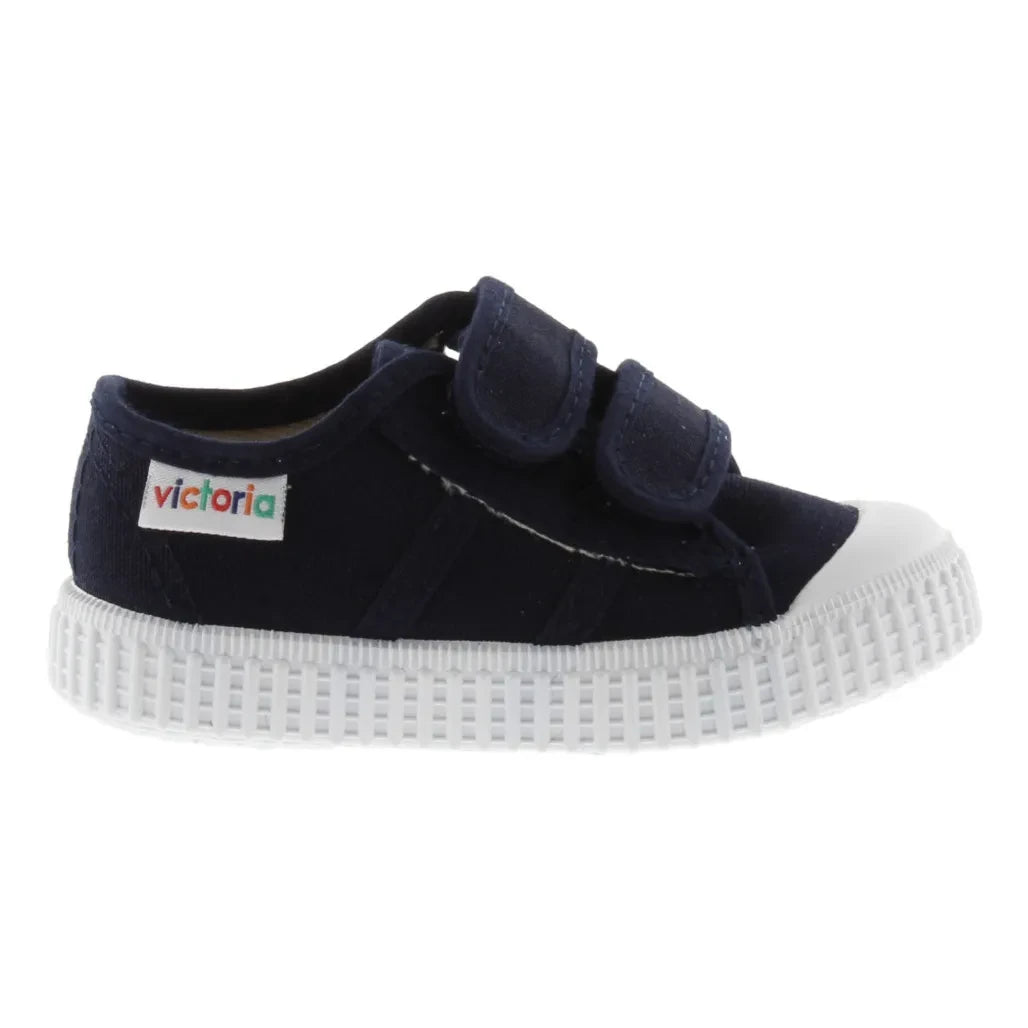 Victoria - Zapatillas Lona Velcro | Azul marino