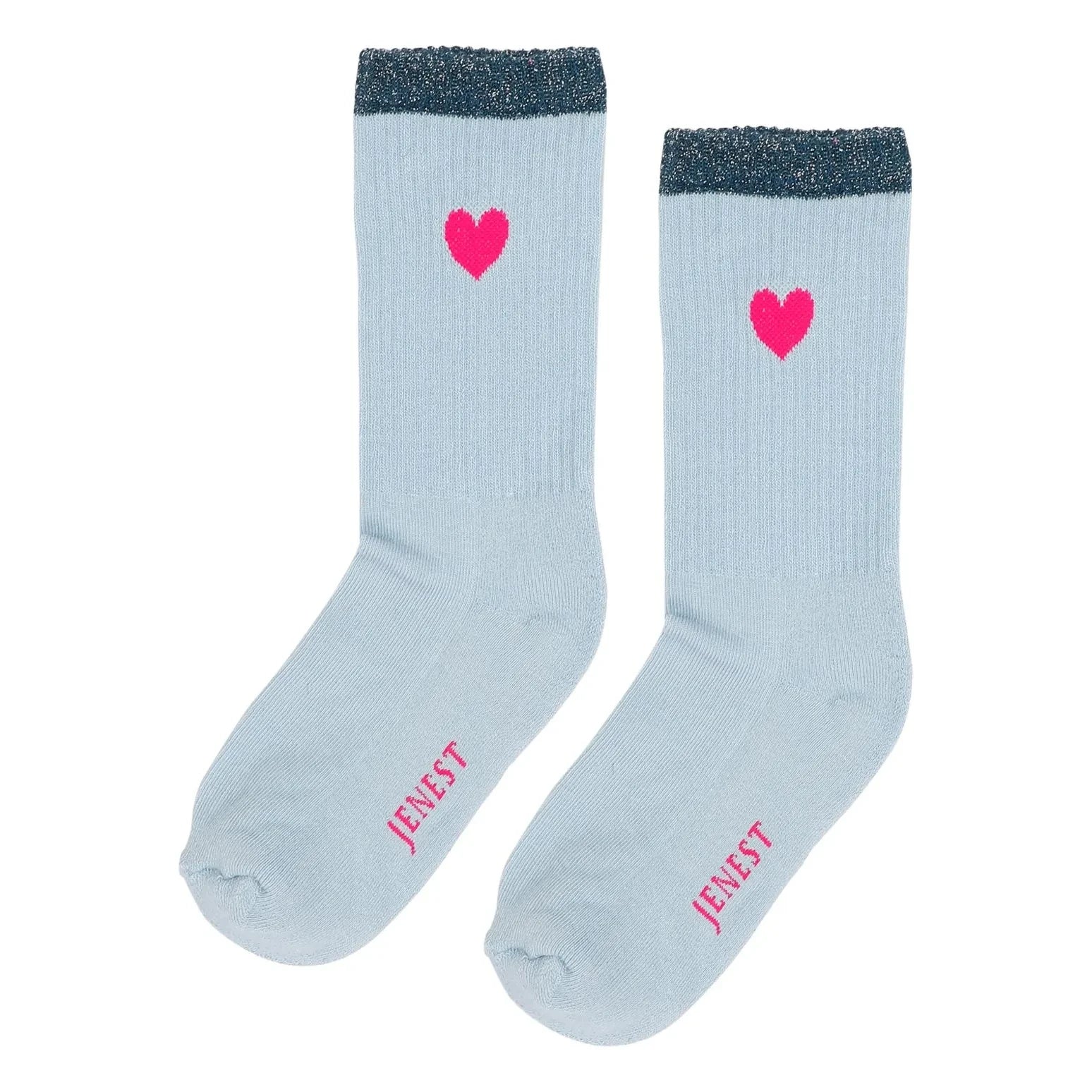 Jenest - Calcetines de Algodón Orgánico Fancy Sport | Azul claro